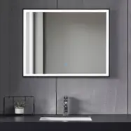 LED-spegel 90x70cm | Dimmer& anti-fog-funktion