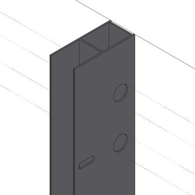 Rördragningsprofil Bathlife Profil Svart