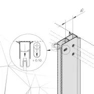 Rördragningsprofil Bathlife Silver Aluminium