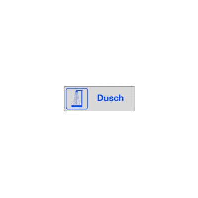 SKYLT 387950 SYMBOLSKYLT DUSCH 225X80MM | Beijerbygg Byggmaterial