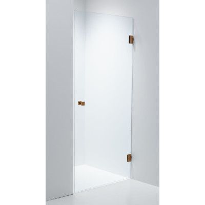 Slagdörr Duschbyggarna Swing Design 850 Beslag Koppar Hö