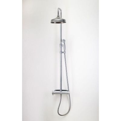 Takdusch Duschbyggarna Colour Line Krom