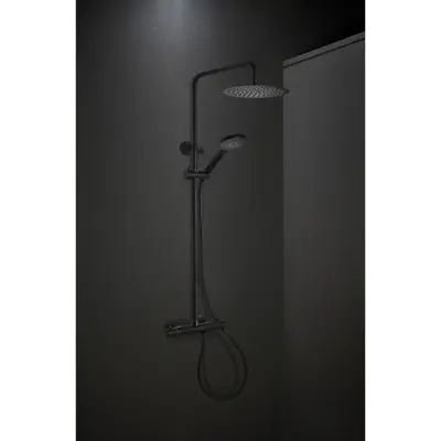 TAKDUSCH FINE 160CC SVART M DUSCHHUVUD D200 | Beijerbygg Byggmaterial