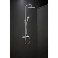 TAKDUSCH MIX SLIM ROUND 160CC KROM M DUSCHHUVUD D400 | Beijerbygg Byggmaterial