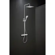 TAKDUSCH MIX SLIM SQUARE 160CC KROM M DUSCHHUVUD 300X300 | Beijerbygg Byggmaterial