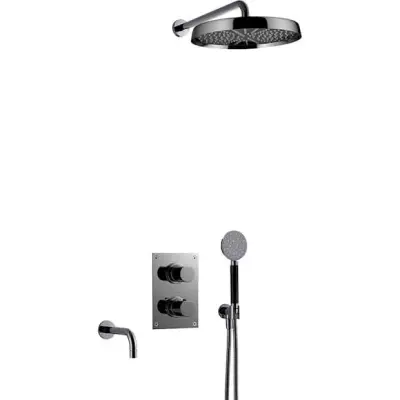 TakduschsetTapwell ARM7368 ED2 för Inbyggnad