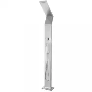 Utedusch med toppdusch, regndusch&handdusch | Borstat rostfritt stål