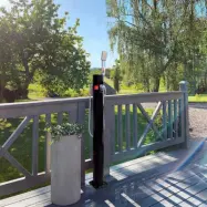 Utedusch Demerx Sunny 10 Light Soluppvärmd Trädgårdsdusch med Duschhantag