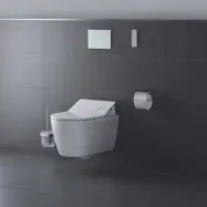 Vägghängd Duschtoalett Duravit Me by Starck 63100 med Mjukstängande Hårdsits