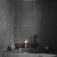 Våtrumsskiva BerryAlloc Wall&Water Svart Kalk 60x60