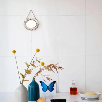 Våtrumsskiva BerryAlloc Wall&Water Vit Snö GF 20x30