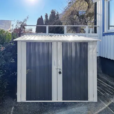 Cykelförråd 4,2m² | 4 cyklar | Låsbart för utomhusbruk