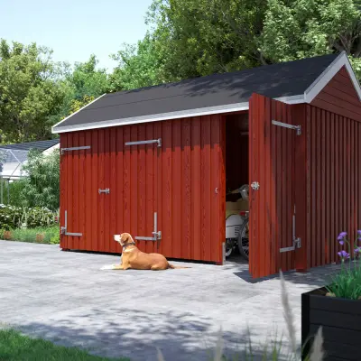 Dörr&Dubbeldörr Classic Multi Trädgårdshus 10 M² Utan Takbeklädnad