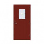 Enkeldörr till förråd och stuga Stilby 10 x 21, Högerhängd, Röd