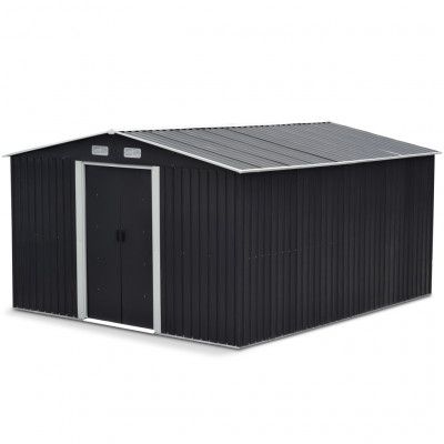 Förråd och redskapsbod 12,5m² | Dubbel skjutdörr | Bas ingår