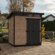 Förråd Upyard Strongbox L 3,3 M² Doppimpregnerad Brun