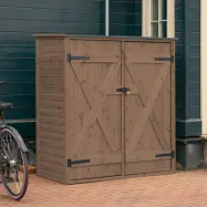 Förråd Upyard Verktygsförråd 1,35 M² Doppimpregnerad Brun