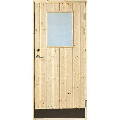Dörr 18° panel Jabo Förrådsdörr Glas 9 x 20, Höger