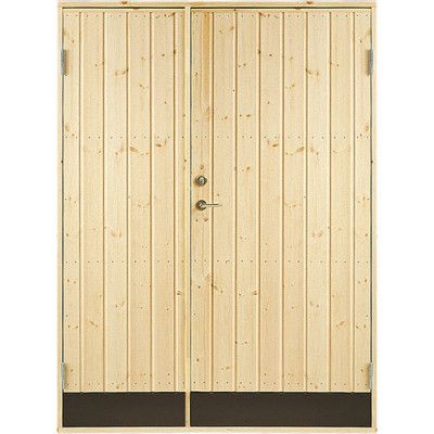 Dubbeldörr 10° panel Jabo Förrådsdörr 13 x 19