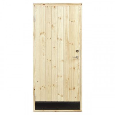 FÖRRÅDSDÖRR 10* 130 9X20 VÄ RAK PANEL TÄT SPARKPLÅT | Beijerbygg Byggmaterial