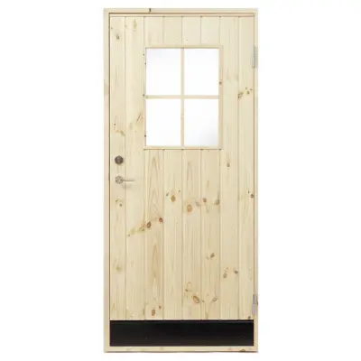 FÖRRÅDSDÖRR 10* 130G 9X20 HÖ RAK PANEL 2-GLAS ISOLERGLAS | Beijerbygg Byggmaterial