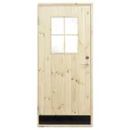 FÖRRÅDSDÖRR 10* 130G 9X20 VÄ RAK PANEL 2-GLAS ISOLERGLAS | Beijerbygg Byggmaterial