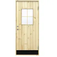 FÖRRÅDSDÖRR 10* 130G 9X21 HÖ RAK PANEL 2-GLAS ISOLERGLAS | Beijerbygg Byggmaterial