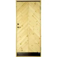 Förrådsdörr Molnebo 18 °C - Utan glas - 8x18,5, Högerhängd