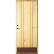 Förrådsdörr 18°C Mälaren - Uan glas - 9x19, Högerhängd