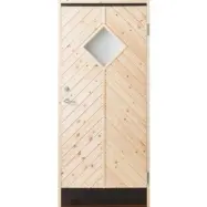 Förrådsdörr 18°C - Vänern - fiskben glas