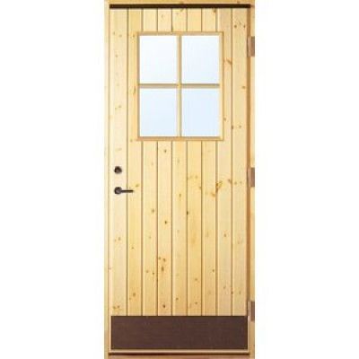 Förrådsdörr 18°C Vättern - glas - 9x20, Högerhängd