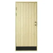 FÖRRÅDSDÖRR 18GR 9X20 RAK-V SPIKAD, VÄNSTER  18GRADER | Beijerbygg Byggmaterial