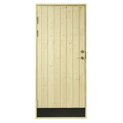 FÖRRÅDSDÖRR 18GR 9X20 RAK-V SPIKAD, VÄNSTER  18GRADER | Beijerbygg Byggmaterial