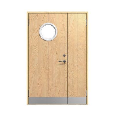 med runt glas Förrådsdörr pardörr Vänster, 13 x 19