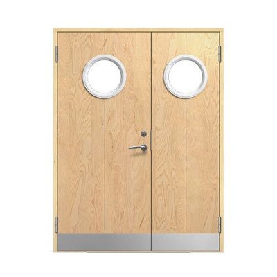 med runt glas Förrådsdörr pardörr Vänster, 15 x 20