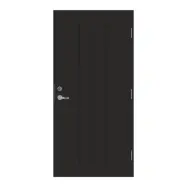Ytterdörr Basic Hishult Svart 9 X 20, Högerhängd