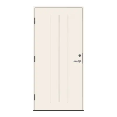 Ytterdörr Basic Hishult Vit 9 X 20, Vänsterhängd