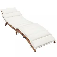 Hopfällbar solsäng i eukalyptus-trä | Forsvik