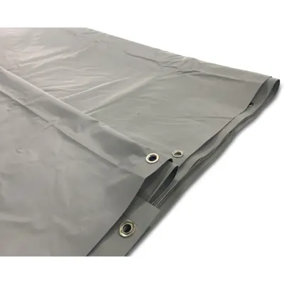Presenning 80m² - 8x10m | 500g/m² PVC | Grå