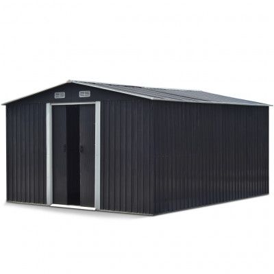 Redskapsbod 12,5m² | Dubbel skjutdörr | Färdig byggsats
