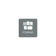 SKYLT 236711 FÖRRÅD GRÅ HÅRDPLAST 150X150MM | Beijerbygg Byggmaterial