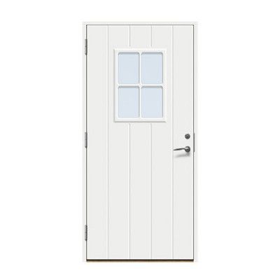 Ytterdörr Basic Stilby 10 x 21, Vänsterhängd, Vit