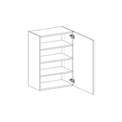 VÄGGSKÅP 80CM 3HYLL. H85CM VÄGGSKÅP EX LUCKA (2X L 44 ) | Beijerbygg Byggmaterial