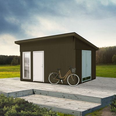 Vibostugan Förråd Kvarntorp 15 M² Plåttak, 2