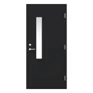 Ytterdörr Kaski Örshult Svart 9 X 20, Högerhängd
