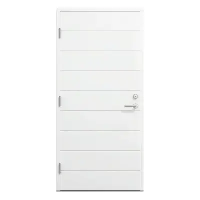 Ytterdörr Kaski - Lagervara Dammhult 9 X 21, Vänsterhängd