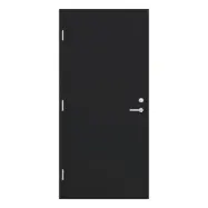 Ytterdörr Kaski Dammhult Svart 10 X 21, Vänsterhängd