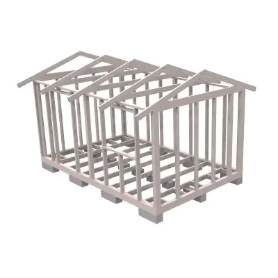 Färdiga Sektioner Friggebod 19° – 14,4 M² Ja