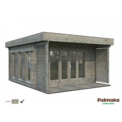 Friggebod Caroline 14,5 m²  Grå behandling