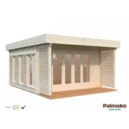 Friggebod Caroline 14,5 m²  Vit behandling